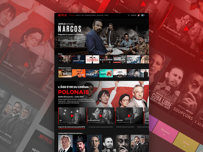 Netflix Desktop UI