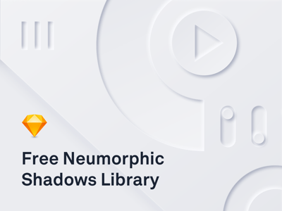 Neumorphic Library with 8 Shadows