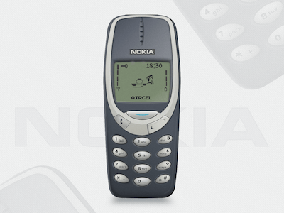 NOKIA 3310 Mockup