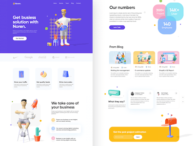 Noren Landing Page