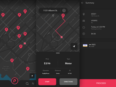 Find Parking App Concept