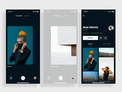 Photo App Browsing Concept