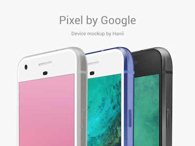 Pixel Phone Device Mockup