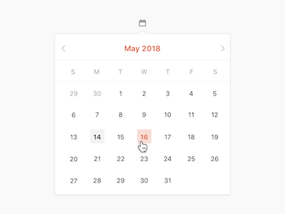 Product Hunt Date Picker