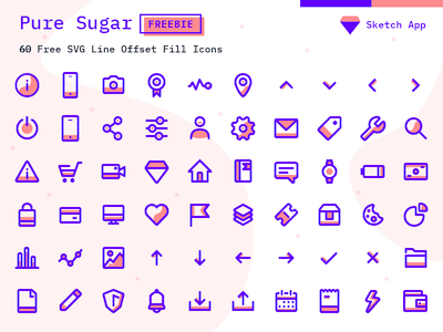 60 Pure Sugar Icons