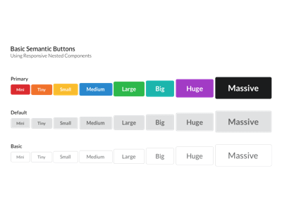 Semantic UI React Buttons