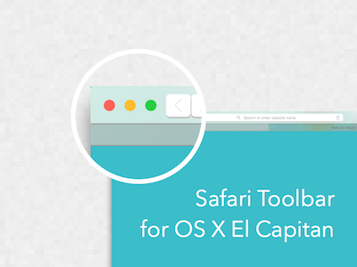 OS X El Capitan Safari Toolbar