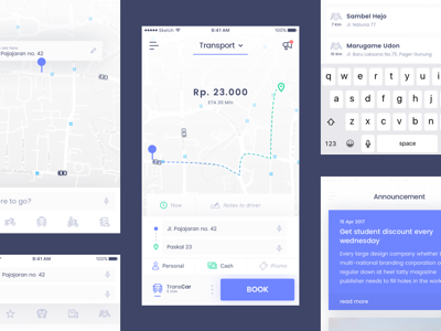 Sample Transportation App