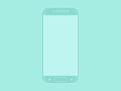 Samsung Galaxy S6 Flat Mockup