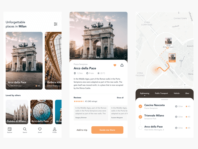Sightseeing Concept App