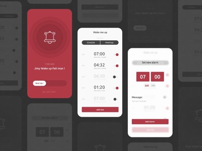 Simple Alarm App Concept