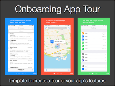 App On-boarding Tour Template