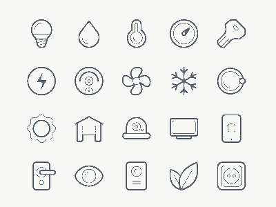 Smart House Icon Set