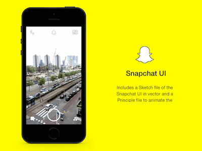 Snapchat UI and Principle Animation
