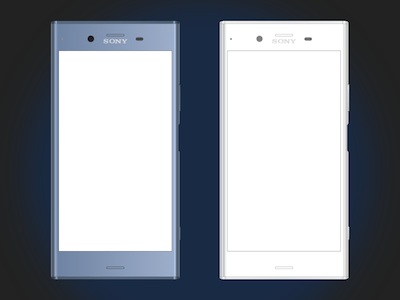 Sony Xperia XZ1 Mockup