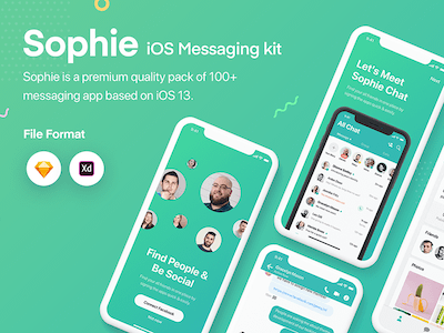 Sophie Messaging App UI Kit Demo