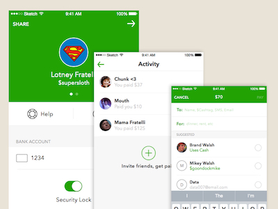 Square Cash App UI Kit