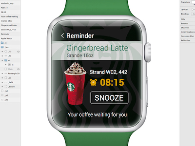 Watch - Starbucks Coffee Reminder