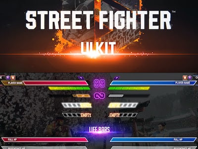 Street Fighter 6 UI Kit