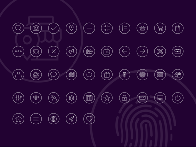 Stroke Icon Set