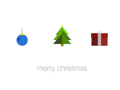 Three Holiday Icons