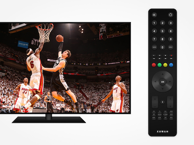 TV and Remote Mockup