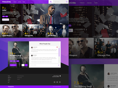 TV Show Landing Page