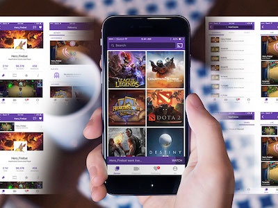 Twitch iOS App Redesign