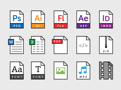 15 File Type Icons