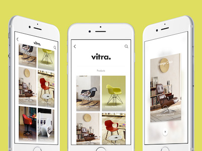 Vitra - Gallery App and Prototype