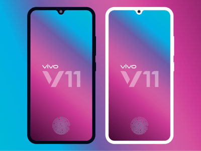 Vivo V11 Pro Mockup