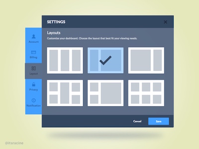 Layout Settings