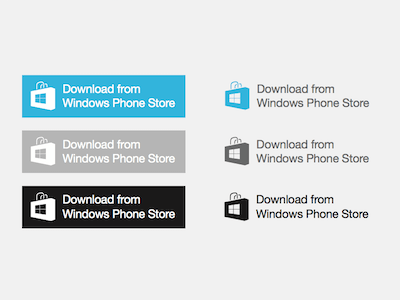 Windows Phone Store Badges
