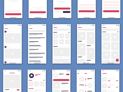 15 eCommerce Wireframe Views