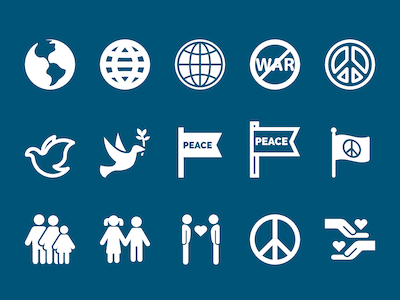 World Peace Icon Set