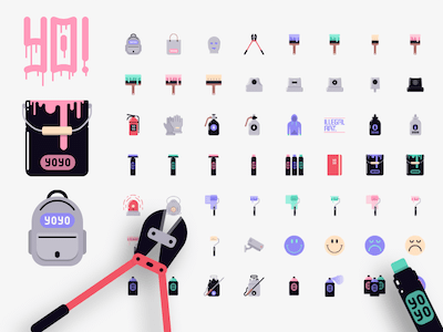 Graffiti Icon Pack