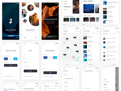 iOS Design Kit  Library of iOS app templates and UI elements