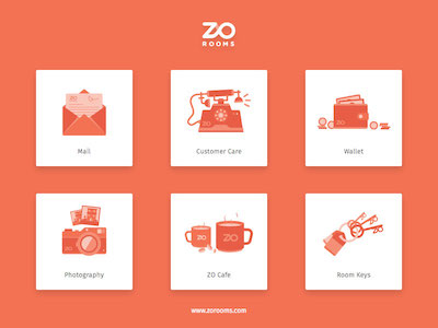 Zo Rooms Icon Set