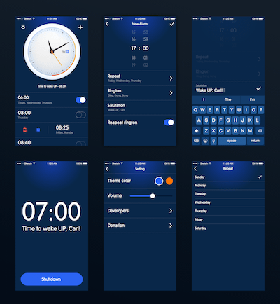 Complete Alarm Clock App