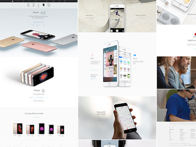 Apple iPhone Landing Page