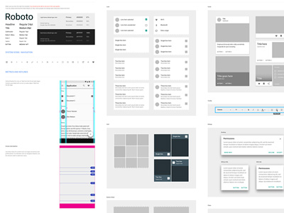 Google Material Design UI