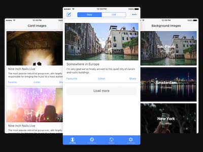 Ionic Sketch UI Template