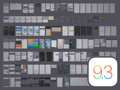 iOS 9.3 UI Kit