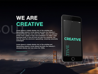 Key.t One Page Web Template