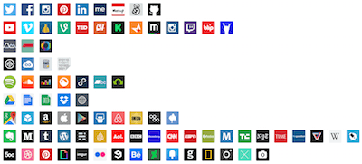Popular Websites Icon Set