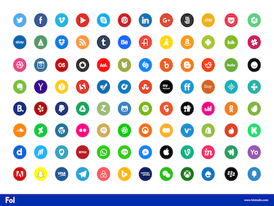 96 Company Icons and Logos