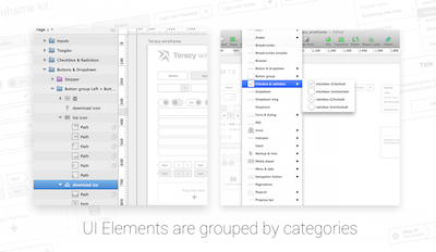 Teracy - Wireframe UI Kit
