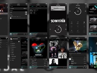 Tidal Music App UI Sketch freebie - Download free resource ...