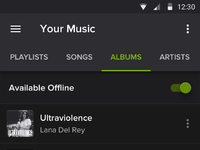 Spotify Material Design [Concept]