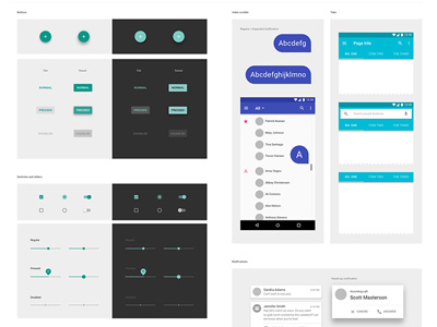 Google Material Design UI